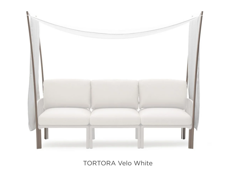 Load image into Gallery viewer, Komodo Ombra 3 Sunshade accessory for Nardi sofa, showcasing white Velowhite fabric and stylish design for outdoor shading
