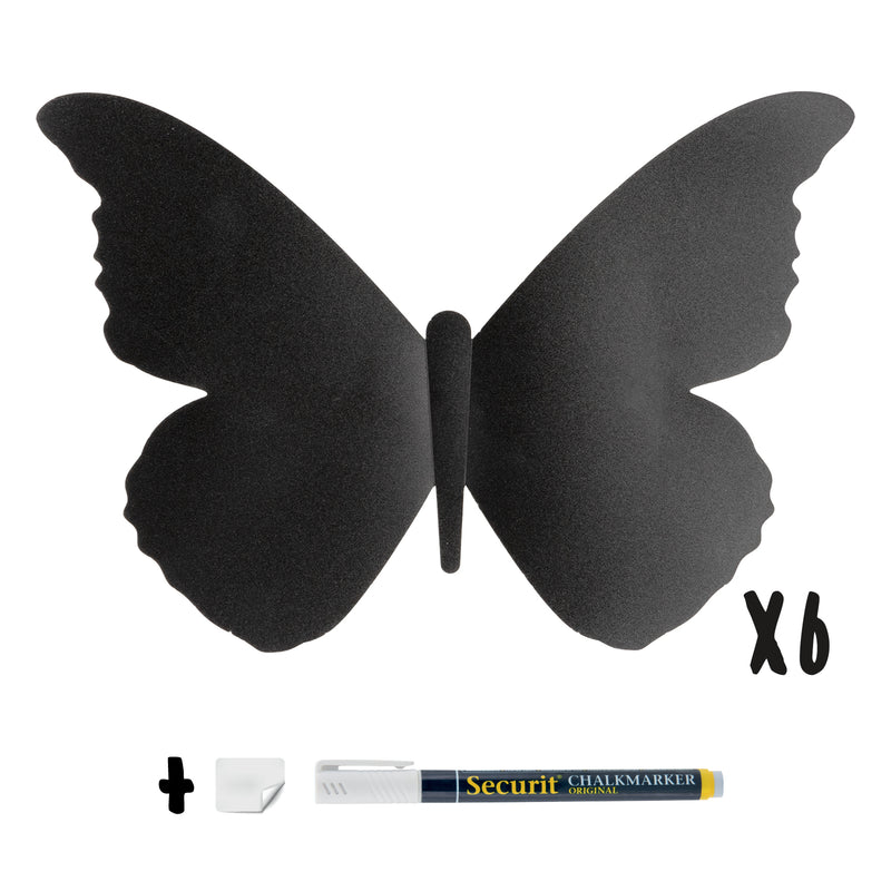 Load image into Gallery viewer, Securit Wall Chalkboards - 3D Silhouette - Black 14,6x21,9x1cm - Pack of 10
