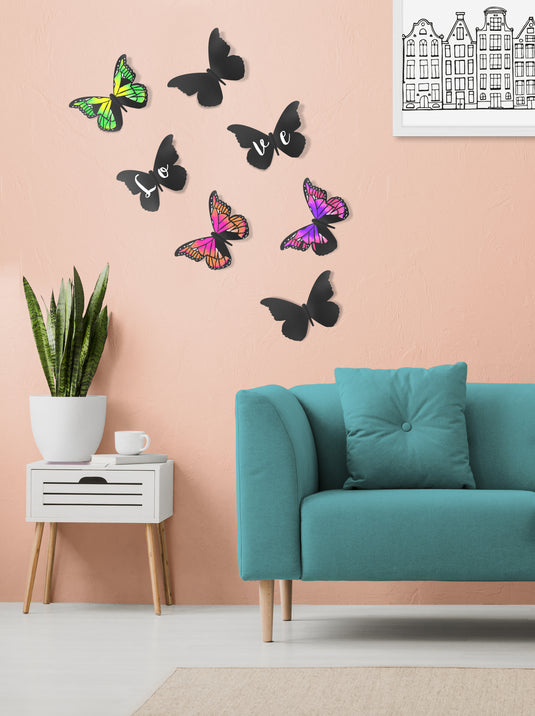 Securit Wall Chalkboards - 3D Silhouette - Black 14,6x21,9x1cm - Pack of 10 - in use