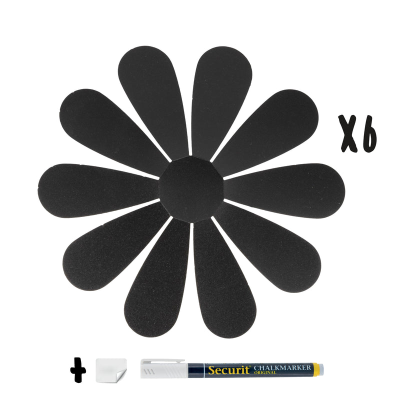 Load image into Gallery viewer, Securit Wall Chalkboards - 3D Silhouette - Black 14,7x14,7x1cm - Pack of 10
