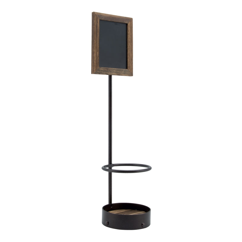 Load image into Gallery viewer, Securit Table Chalkboards - Bottle Display - Brown 44x11x11,3cm - Pack of 5
