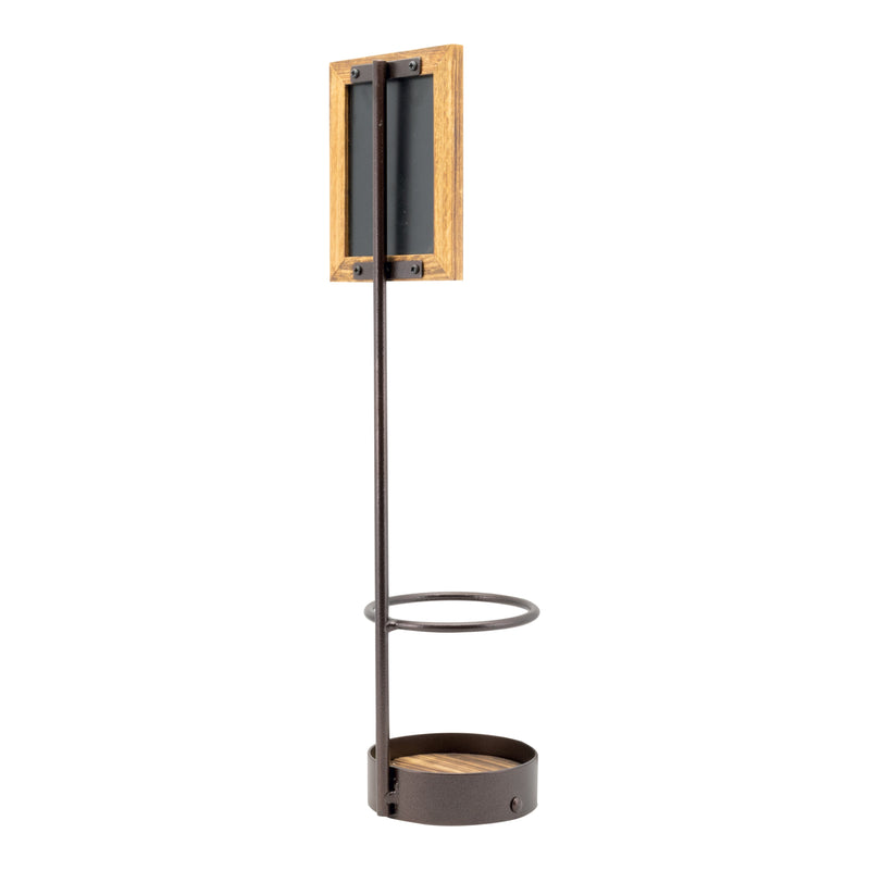 Load image into Gallery viewer, Securit Table Chalkboards - Bottle Display - Brown 44x11x11,3cm - Pack of 5
