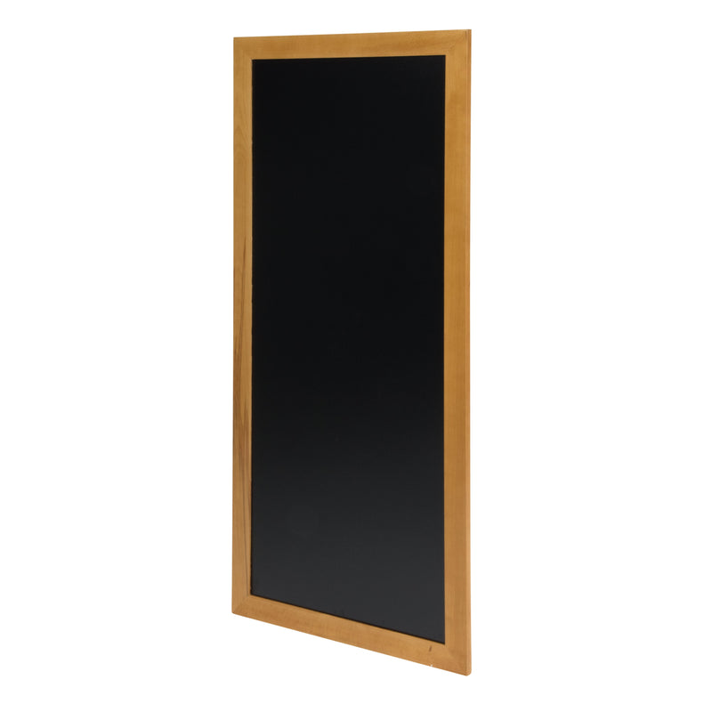 Load image into Gallery viewer, Securit Chalkboard Set - Long Rubberwood Wall Chalkboard in Teak 56x120 cm - Board + Waterproof Markers + Cleaner
