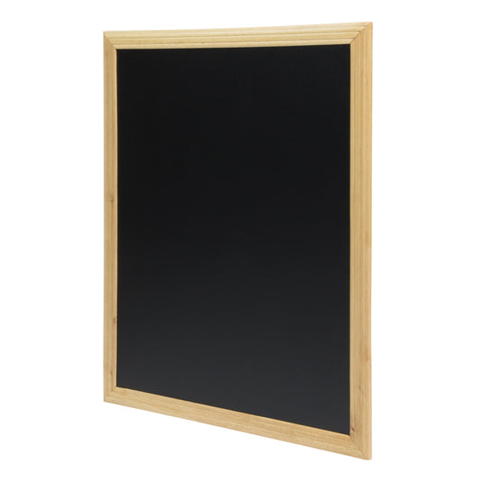 Securit Chalkboard Set - Universal Wall Chalkboard in Brown 70x90 cm - Board + Waterproof Markers + Cleaner
