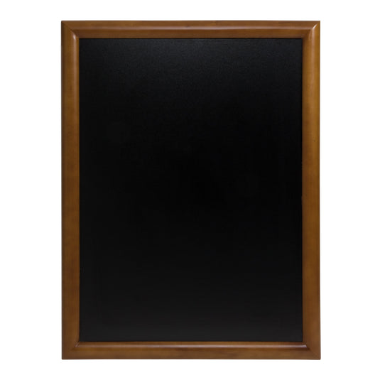 Securit Chalkboard Set - Universal Wall Chalkboard in Dark Brown 70x90 cm - Board + Waterproof Markers + Cleaner