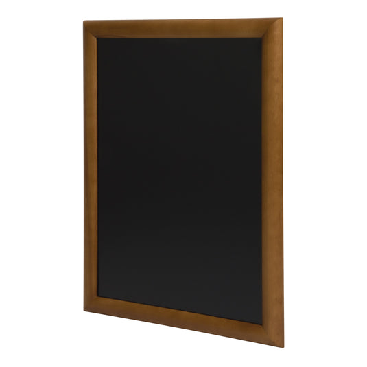 Securit Chalkboard Set - Universal Wall Chalkboard in Dark Brown 70x90 cm - Board + Waterproof Markers + Cleaner