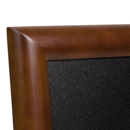 Securit Chalkboard Set - Universal Wall Chalkboard in Dark Brown 60x80 cm - Board + Waterproof Markers + Cleaner