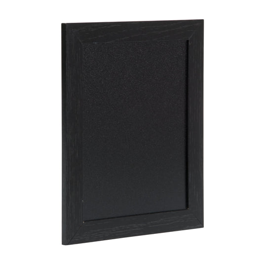 Securit Chalkboard Set - Extra Small Woody Wall Chalkboard in Black 20x24 cm (Pack of 6) - Boards + Waterproof Markers + Cleaner