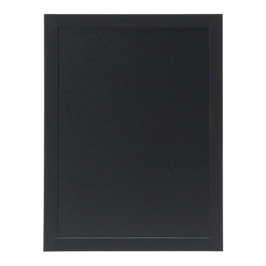 Securit Chalkboard Set - Medium Woody Wall Chalkboard in Black 30x40 cm (Pack of 6) - Boards + Waterproof Markers + Cleaner