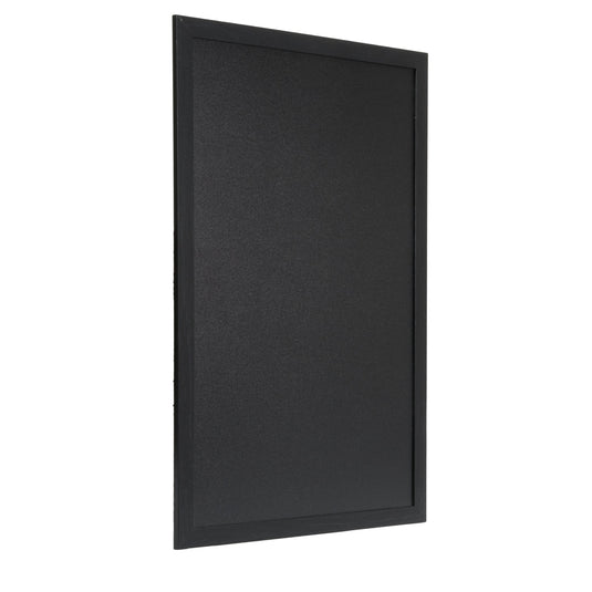 Securit Chalkboard Set - Large Woody Wall Chalkboard in Black 40x60 cm (Pack of 6) - Boards + Waterproof Markers + Cleaner
