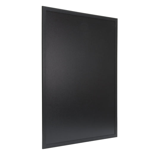 Securit Chalkboard Set - Extra Large Woody Wall Chalkboard in Black 60x80 cm (Pack of 6) - Boards + Waterproof Markers + Cleaner