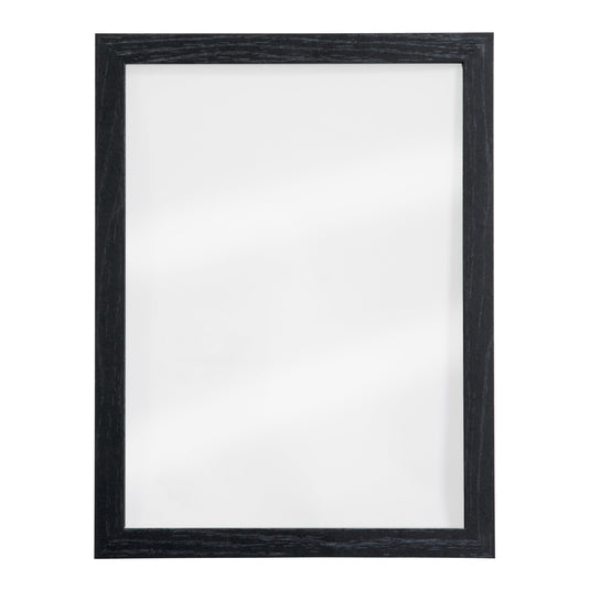 Securit Chalkboard Set - Medium Woody Transparent Wall Chalkboard in Black 30x40 cm (Pack of 6) - Boards + Waterproof Markers + Cleaner
