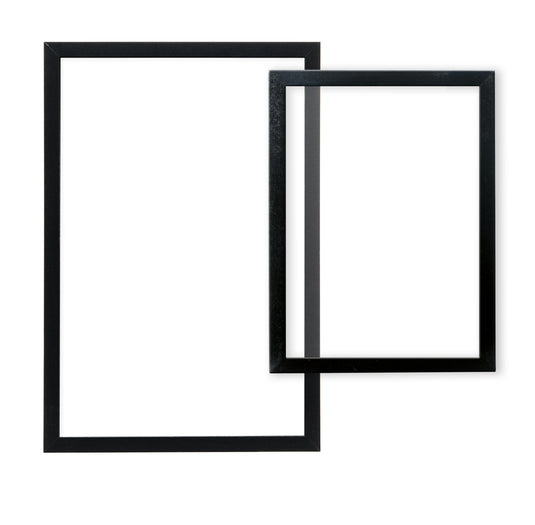 Securit Wall Chalkboards - Woody Transparent - White 60x40x1cm - Pack of 6