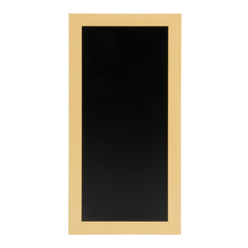 Load image into Gallery viewer, Securit Wall Chalkboards - Woody - Teak 40x20x1cm - Pack of 6
