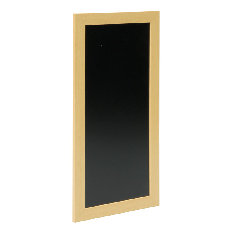 Load image into Gallery viewer, Securit Chalkboard Set - Small Woody Wall Chalkboard in Teak 20x40 cm (Pack of 6) - Boards + Waterproof Markers + Cleaner

