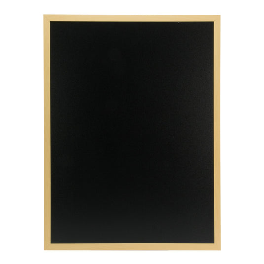 Securit Chalkboard Set - Extra Large Woody Wall Chalkboard in Teak 60x80 cm (Pack of 6) - Boards + Waterproof Markers + Cleaner