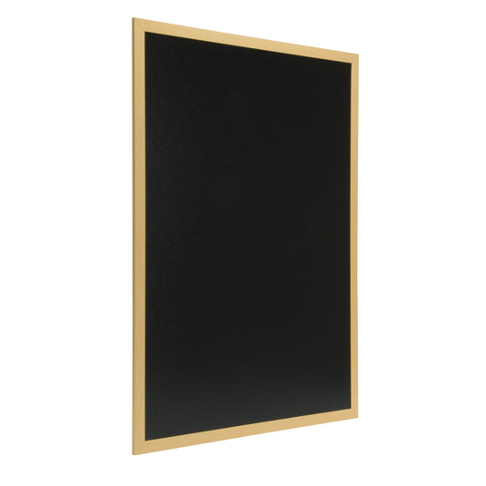 Securit Chalkboard Set - Extra Large Woody Wall Chalkboard in Teak 60x80 cm (Pack of 6) - Boards + Waterproof Markers + Cleaner