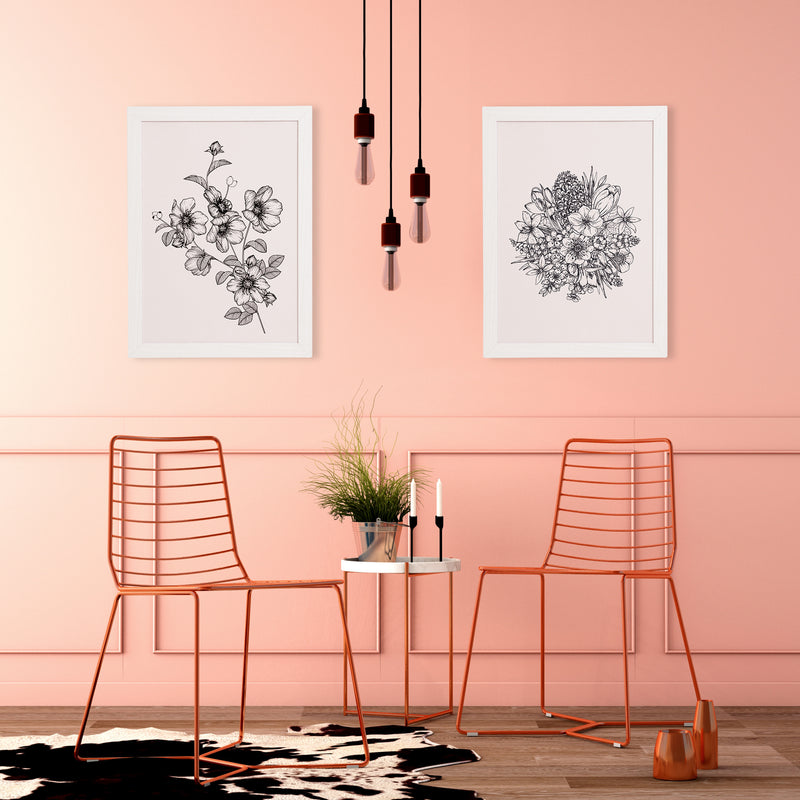 Load image into Gallery viewer, Securit Wall Chalkboards - Woody White - White 60x40x1cm - Pack of 6 - in use
