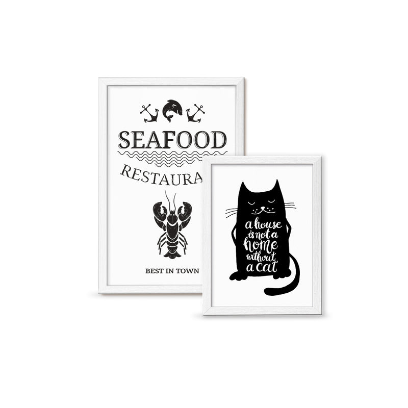Load image into Gallery viewer, Securit Wall Chalkboards - Woody White - White 60x40x1cm - Pack of 6
