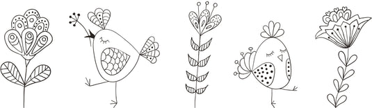 Securit Chalkmarkers - Window Stencils - White 59,4x42x0,001cm - Pack of 6