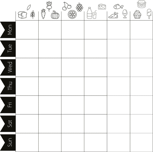 Securit Chalkmarkers - Window Stencils - White 59,4x42x0,001cm - Pack of 6