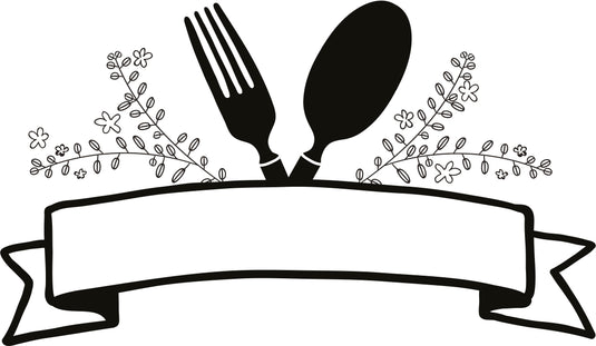 Securit Chalkmarkers - Window Stencils - A2 Coffee & Restaurant Window Designs - White - Pack of 6