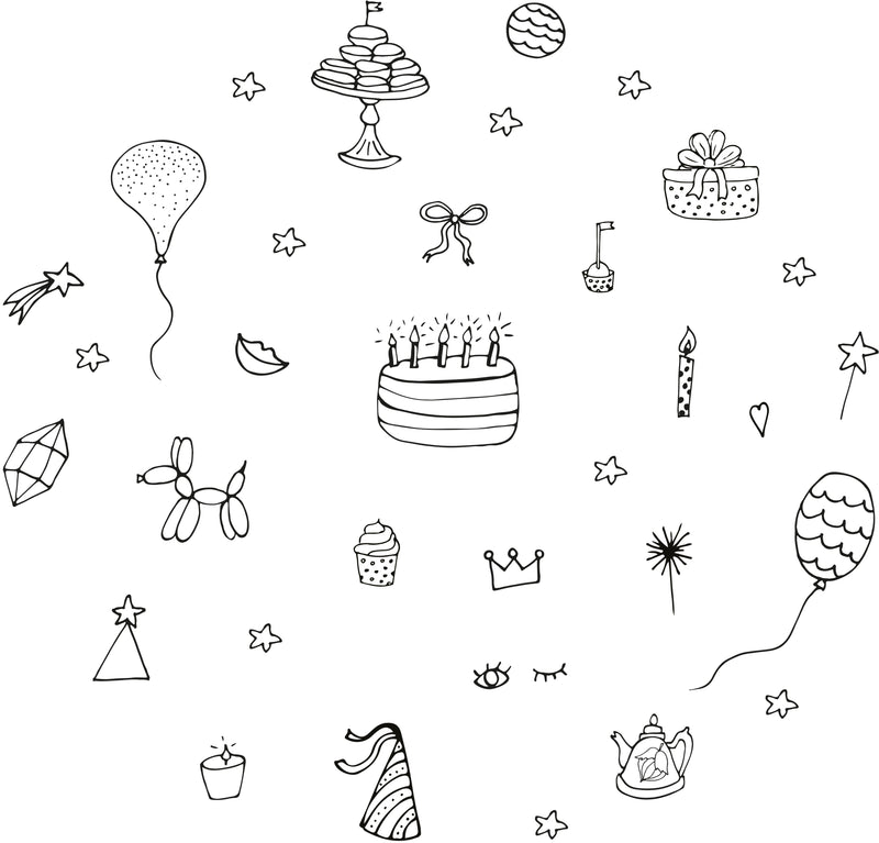 Load image into Gallery viewer, Securit Chalkmarkers - Window Stencils - White 59,4x42x0,001cm - Pack of 6
