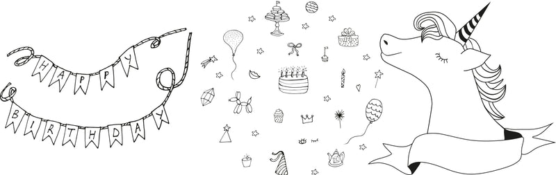 Load image into Gallery viewer, Securit Chalkmarkers - Window Stencils - White 59,4x42x0,001cm - Pack of 6
