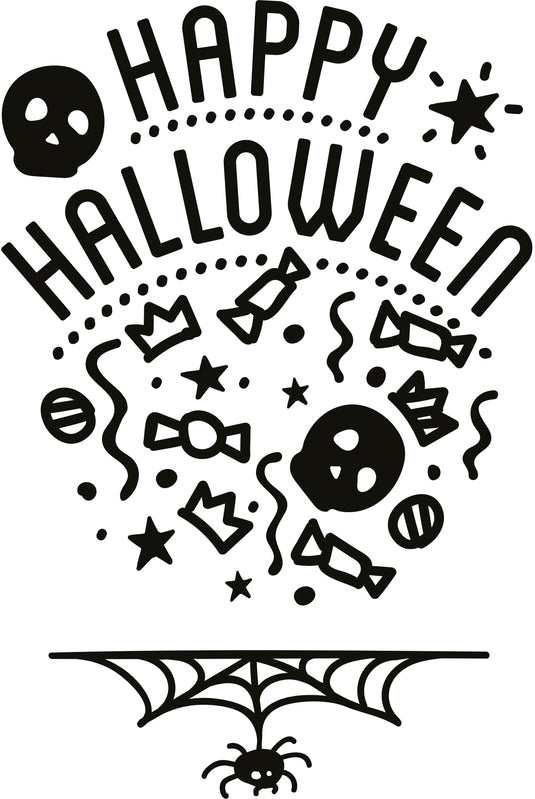 Securit Chalkmarkers - Window Stencils - White 59,4x42x0,001cm - Pack of 6