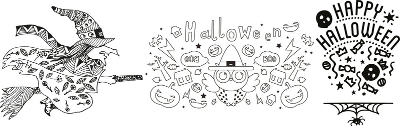 Load image into Gallery viewer, Securit Chalkmarkers - Window Stencils - White 59,4x42x0,001cm - Pack of 6
