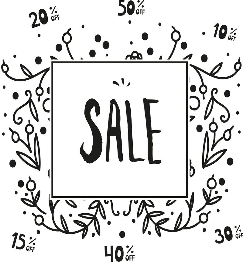 Load image into Gallery viewer, Securit Chalkmarkers - Window Stencils - A2 Sign Window Designs - White - Pack of 6
