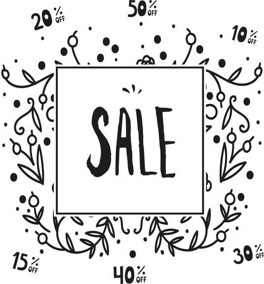 Securit Chalkmarkers - Window Stencils - A2 Sign Window Designs - White - Pack of 6
