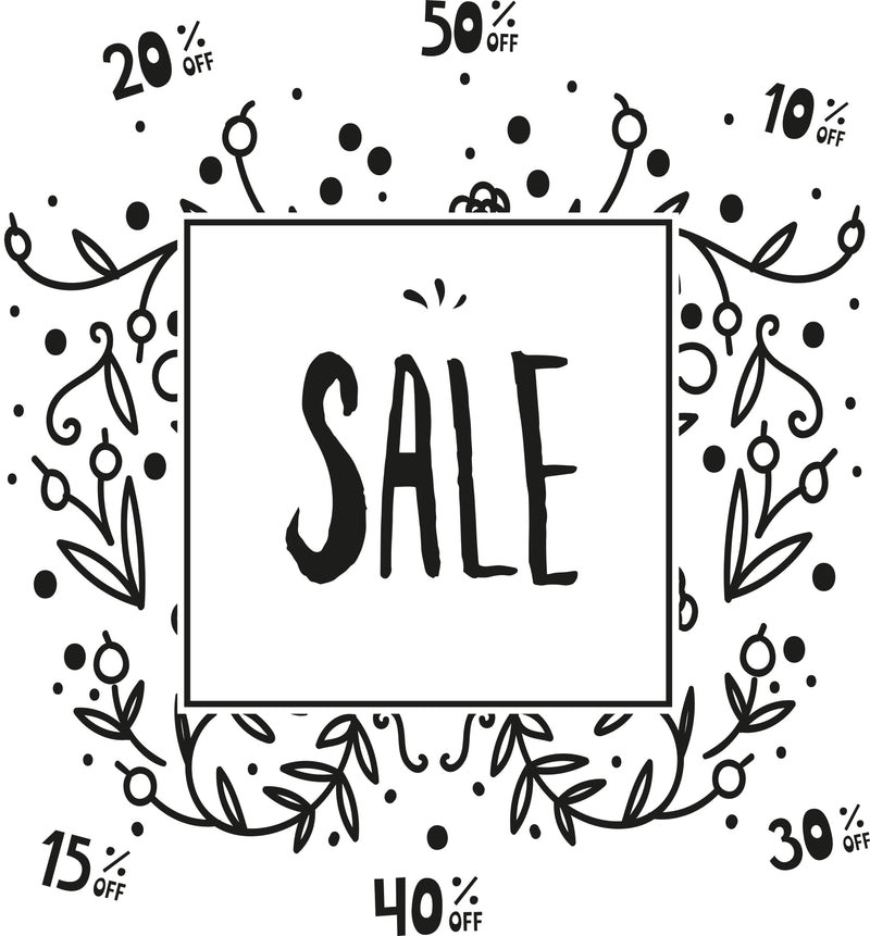 Load image into Gallery viewer, Securit Chalkmarkers - Window Stencils - A2 Sign Window Designs - White - Pack of 6

