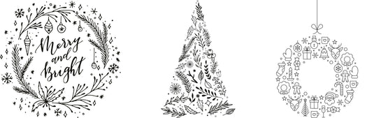 Securit Chalkmarkers - Window Stencils - White 59,4x42x0,001cm - Pack of 6