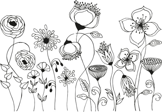 Securit Chalkmarkers - Window Stencils - White 42x29,7x0,001cm - Pack of 6