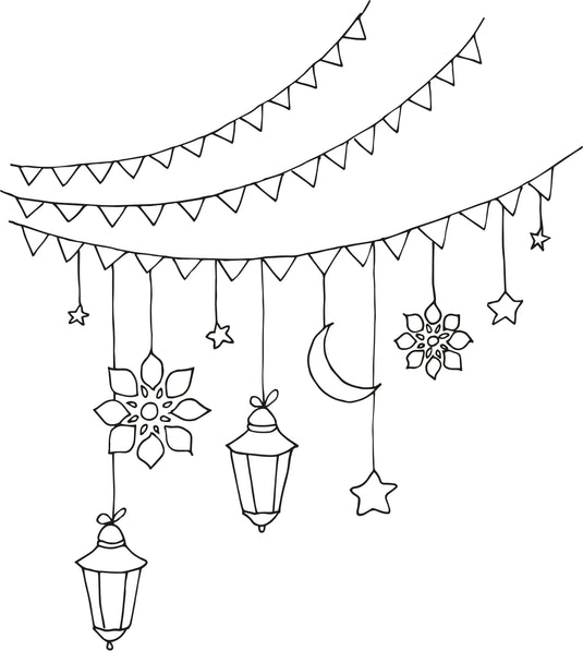 Securit Chalkmarkers - Window Stencils - White 42x29,7x0,001cm - Pack of 6