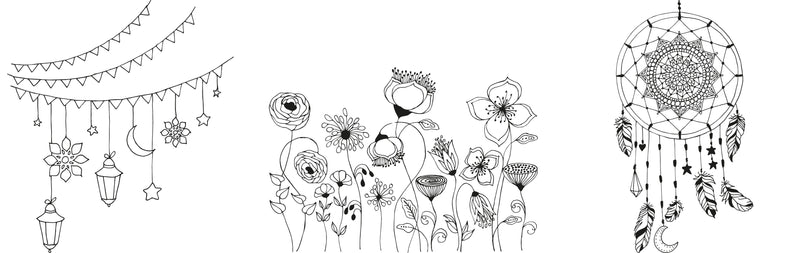 Load image into Gallery viewer, Securit Chalkmarkers - Window Stencils - White 42x29,7x0,001cm - Pack of 6
