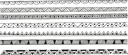 Securit Chalkmarkers - Window Stencils - White 42x29,7x0,001cm - Pack of 6