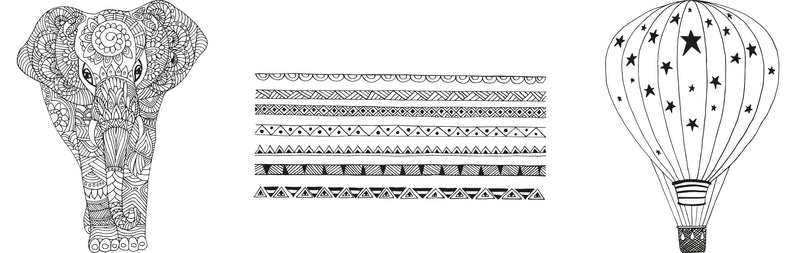 Load image into Gallery viewer, Securit Chalkmarkers - Window Stencils - White 42x29,7x0,001cm - Pack of 6
