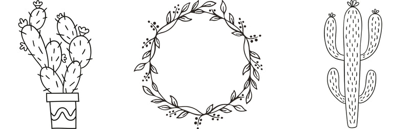 Load image into Gallery viewer, Securit Chalkmarkers - Window Stencils - White 42x29,7x0,001cm - Pack of 6
