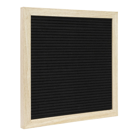 Securit Wall Board - Letter Board - Teak 30x30x2cm - Pack of 6