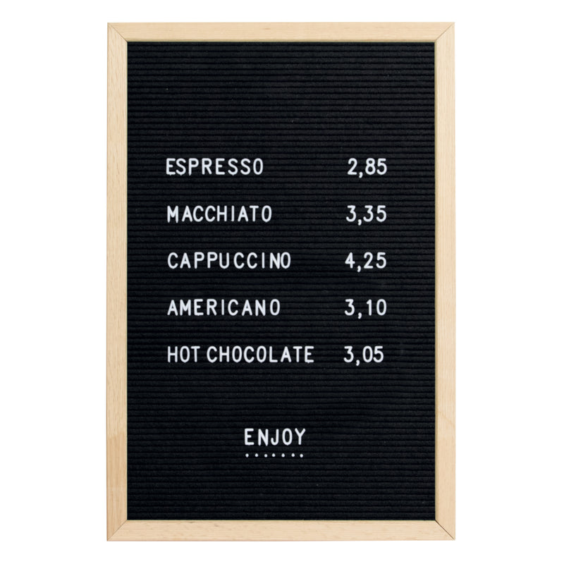 Load image into Gallery viewer, Securit Wall Board - Letter Board - Teak 40x60x2cm - Pack of 6
