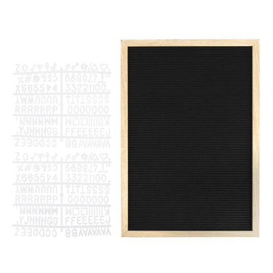 Securit Wall Board - Letter Board - Teak 40x60x2cm - Pack of 6