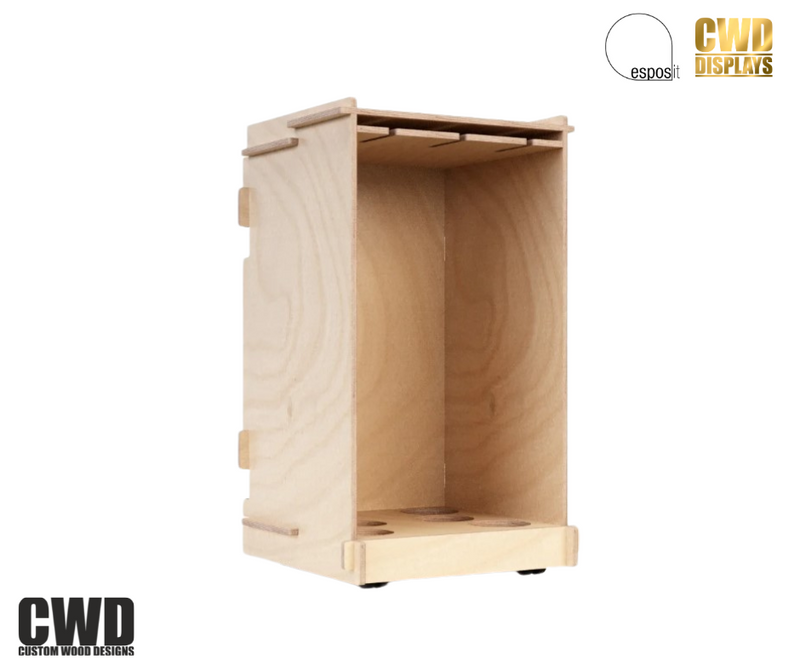 Load image into Gallery viewer, Wine Cube - Custom Wood Designs
