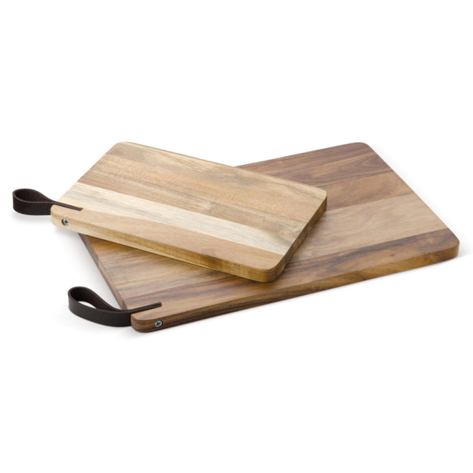Acacia cutting board 2 pieces pack of 25 Custom Wood Designs __label: Multibuy acacia2pieceboardcustomwooddesigns