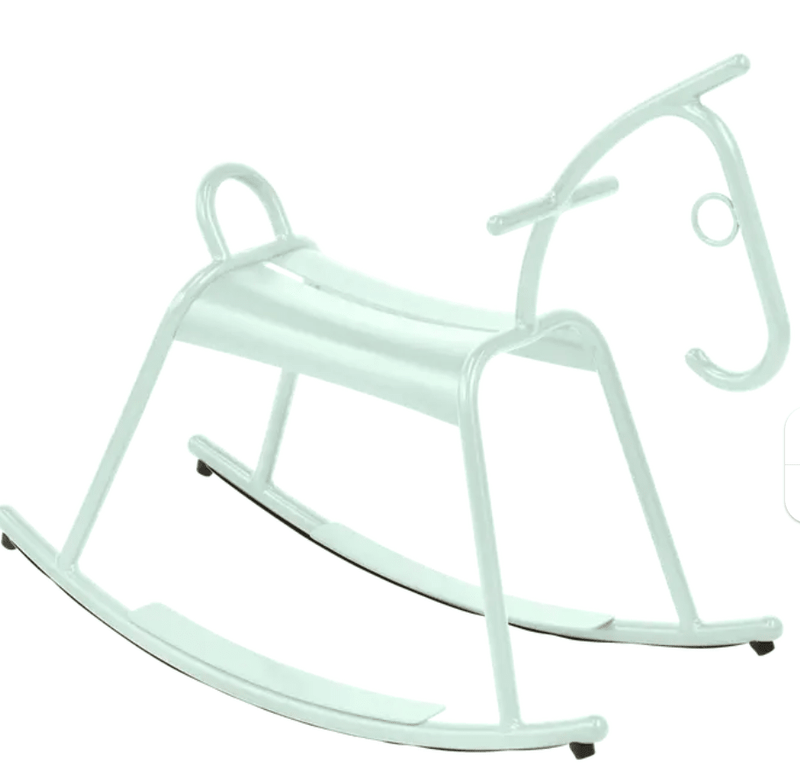 Load image into Gallery viewer, ADADA Rocking Horse – Fermob (Kids Restaurant Furniture) - Custom Wood DesignsWhite ADADA rocking horse by Fermob, designed for kids' restaurant waiting areas, made of durable kids' corner furniture material.Kids Corner Furniture Fermob24575204221783Ice Mint

