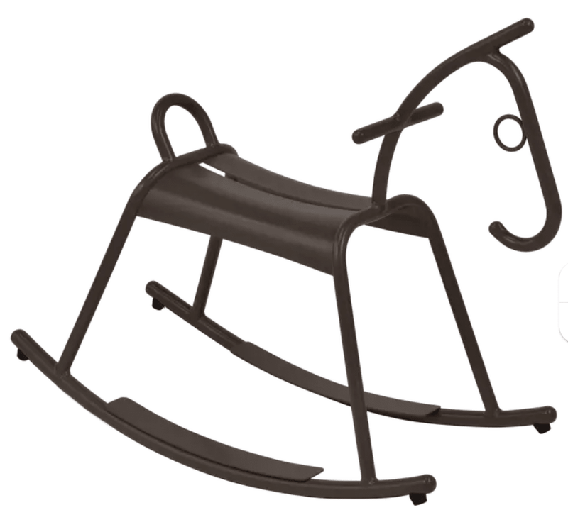Load image into Gallery viewer, ADADA Rocking Horse – Fermob (Kids Restaurant Furniture) - Custom Wood DesignsFermob ADADA rocking horse for kids, white wooden children’s furniture piece in a restaurant waiting area setting.Kids Corner Furniture Fermob24575203161335Tonka
