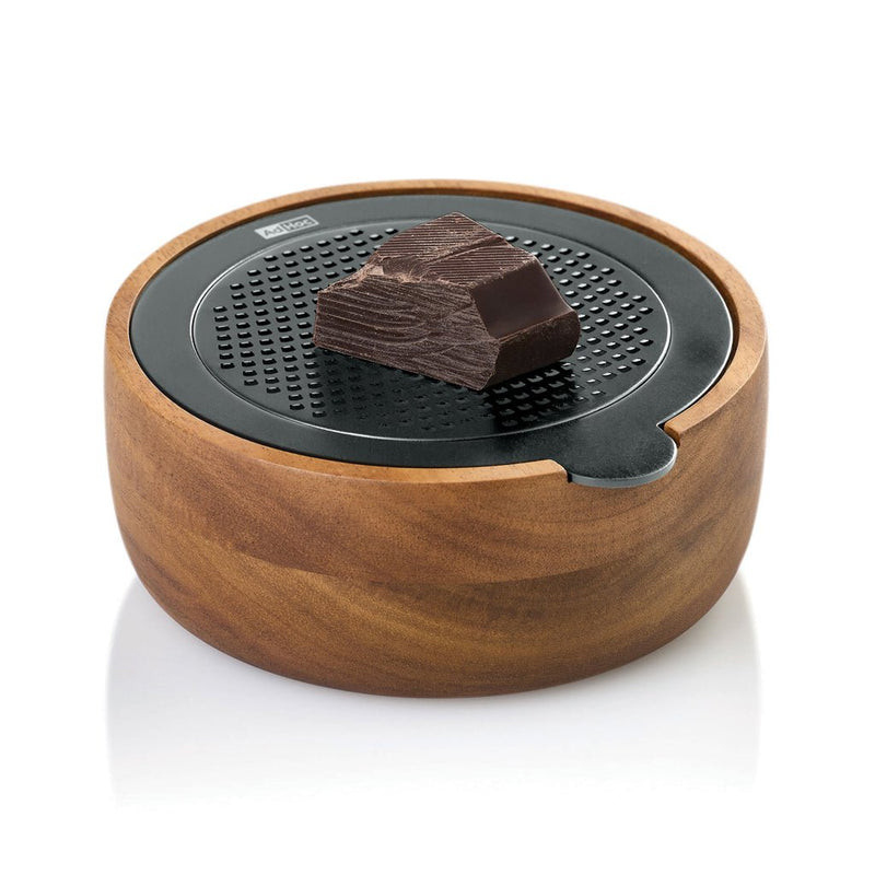 Load image into Gallery viewer, AdHoc CutnServe Table fine grater - Custom Wood DesignsAdHoc CutnServe Table fine graterHome &amp; LivingRBGG33Stainless steel,Woodbrown
