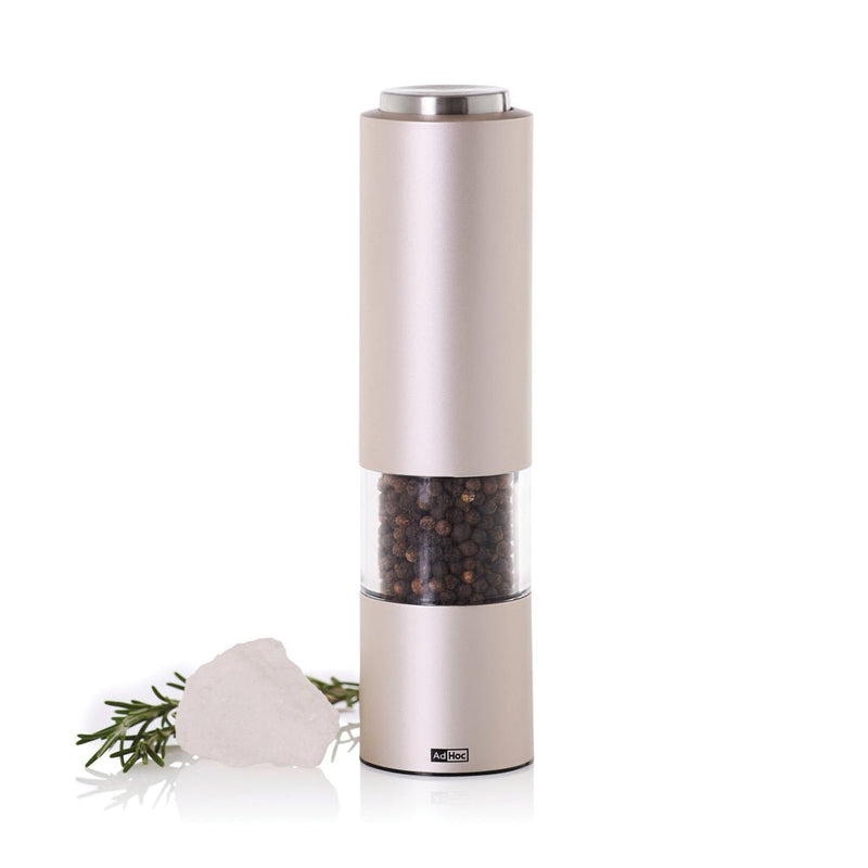 Load image into Gallery viewer, AdHoc eMill.3 Electric pepper or salt mill - Custom Wood DesignsAdHoc eMill.3 Electric pepper or salt millHome &amp; LivingRBEP92Stainless steel,Acryliclight grey
