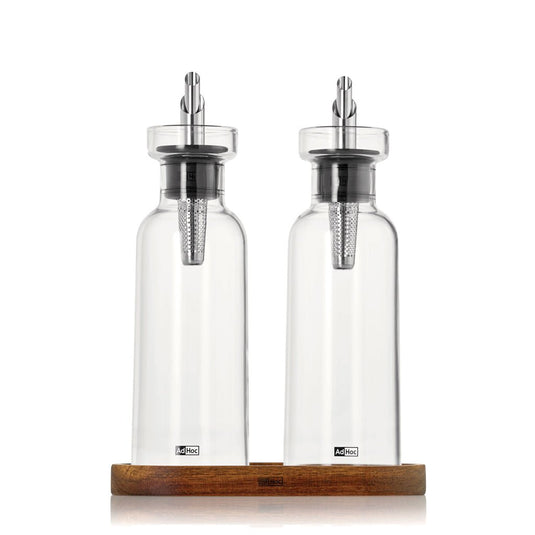 AdHoc Menage AromaPour Oil and vinegar pourer set 300ml - Custom Wood DesignsAdHoc Menage AromaPour Oil and vinegar pourer set 300mlHome & LivingRBBE81Glasstransparent